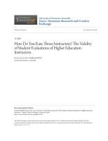 How Do You Rate Those Instructors-  The Validity of Student Evalu_2.pdf