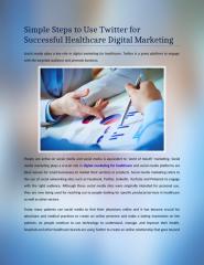 Simple Steps to Use Twitter for Successful Healthcare Digital Marketing PDF.docx