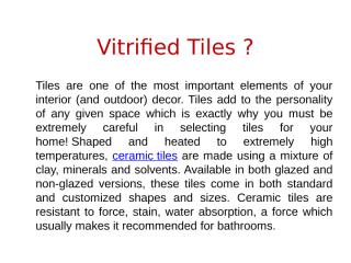Vitrified Tiles Manufacturers.pptx